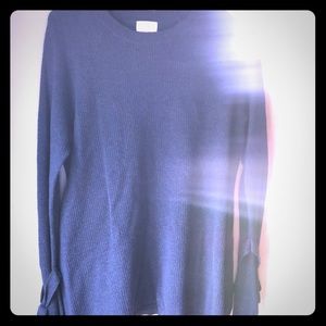 Blue maternity sweater